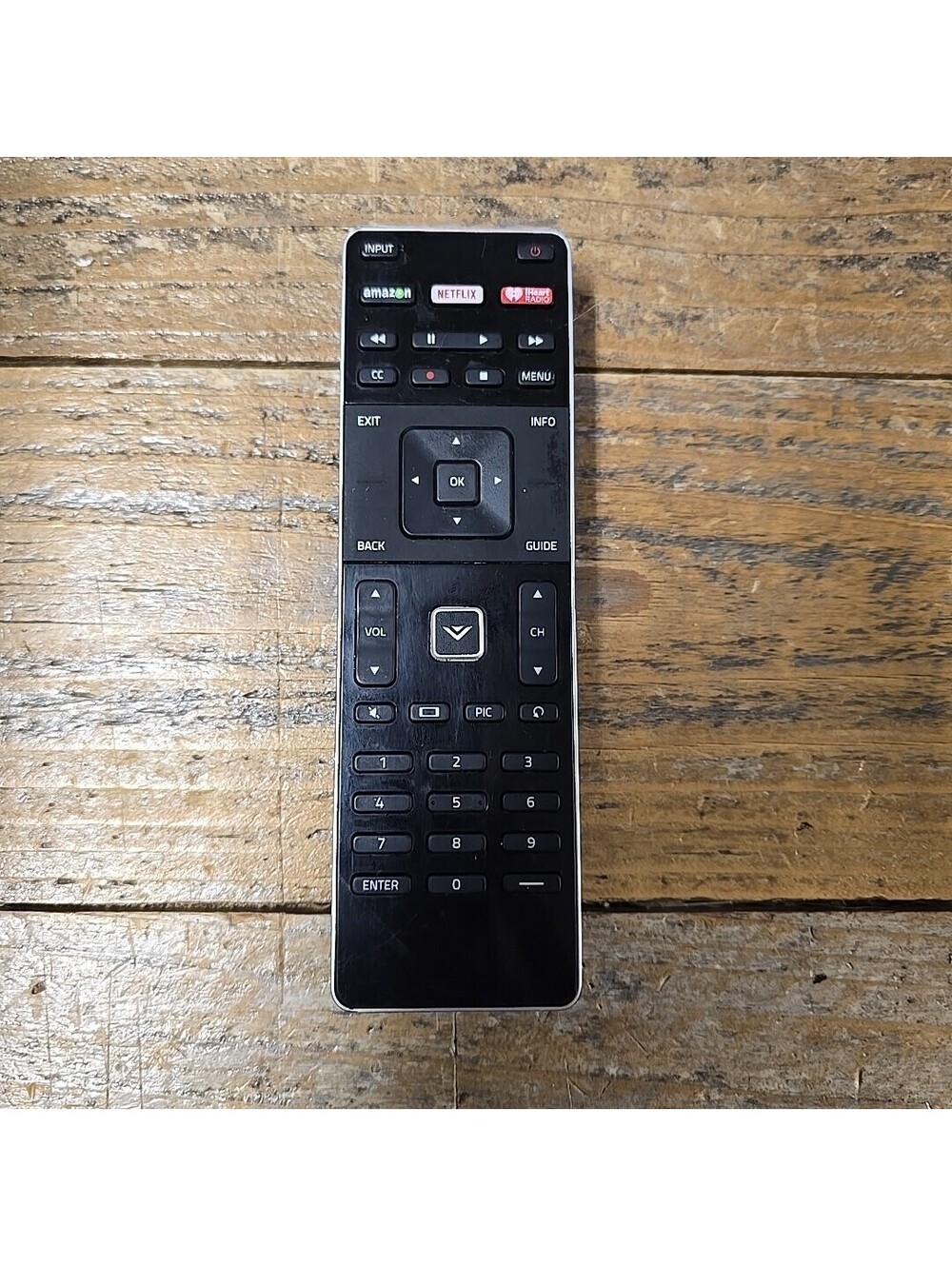 Vizio XRT500 Remote Control Dual Sided Qwerty Keyboard Backlight LED TESTED